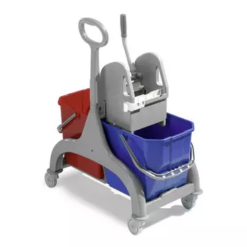 Ведро для уборки Karcher Тележка уборочная мобильная с 2-я ведрами и отжимом 2х25л (6.999-209.0)