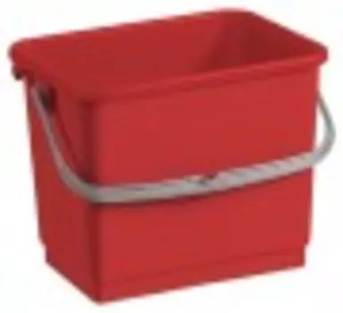 Ведро для уборки TTS 4л красное (00003361)