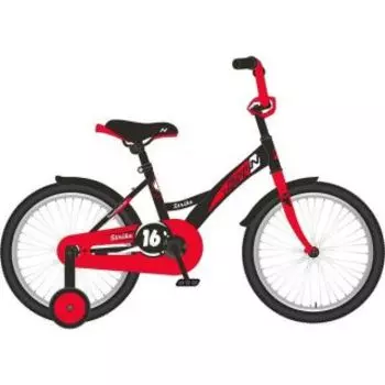 Велосипед для малышей NOVATRACK 14 STRIKE чёрный-красный (143STRIKE.BKR20)
