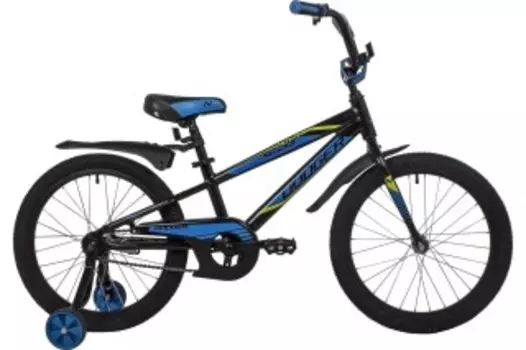 Велосипед для малышей NOVATRACK 205ADODGER.BK22 чёрный