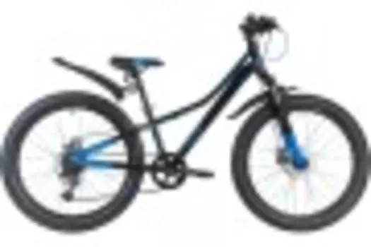 Велосипед для подростков NOVATRACK 24AHD.DOZER.12BL21 Черный-синий