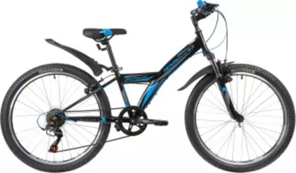 Велосипед для подростков NOVATRACK RACER 24 рама 10, черный (24SH6V.RACER.10BK20)