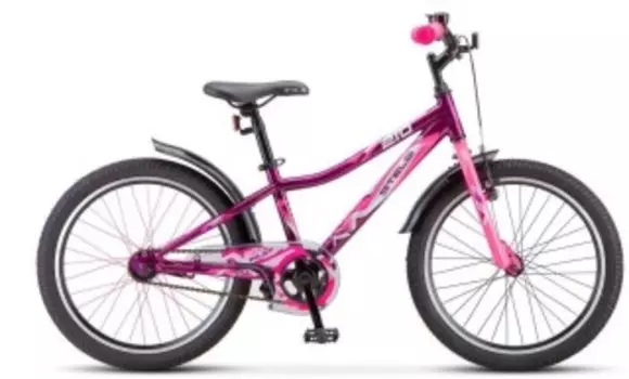 Велосипед для подростков STELS Pilot-210 20 Z010 Фиолетовый/розовый (LU095724*LU088514*11)
