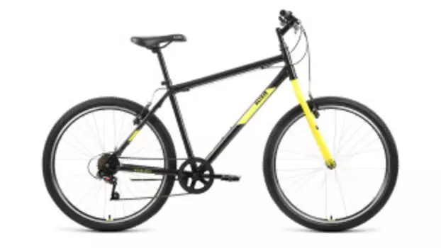 Велосипед взрослый Altair MTB HT 26 1.0 черный/желтый (RBK22AL26104)