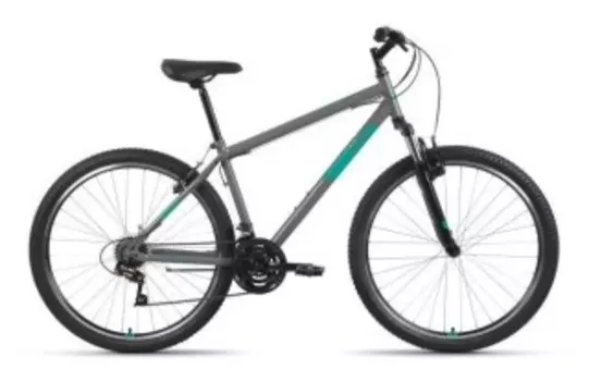 Велосипед взрослый Altair MTB HT 27,5 1.0 темно-серый/мятный (RBK22AL27131)