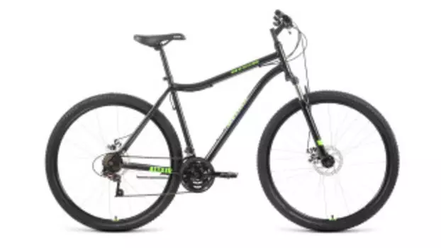 Велосипед взрослый Altair MTB HT 29 2.0 D черный/ярко-зеленый (RBK22AL29168)