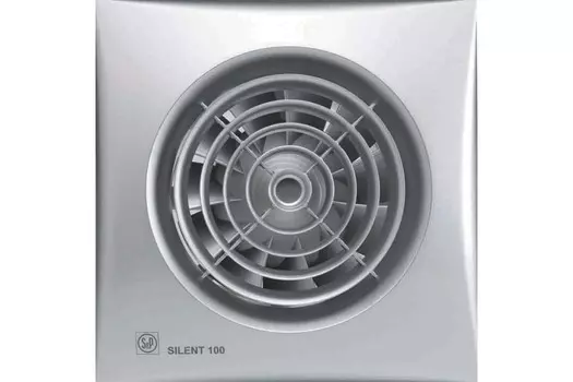 Вентилятор вытяжной Soler & Palau Silent-100 CZ Silver (серебро)