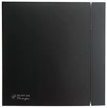 Вентилятор вытяжной Soler & Palau Silent-200 CZ MATT Black Design 4C (матовый черный)
