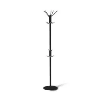 Вешалка Sheffilton Офис 1-1Р черный/серебро