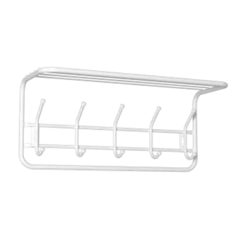 Вешалка ЗМИ 60 с полкой Белый (ВСП 6)
