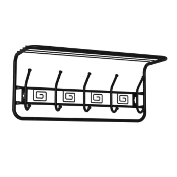 Вешалка ЗМИ Ажур 60 Черный (ВСПА 202)