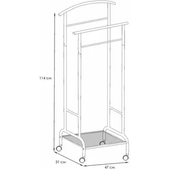 Вешалка ЗМИ Римини 2М Белый (ВКР2М Б)