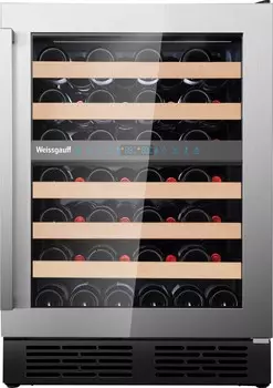 Винный шкаф Weissgauff WWC-46 Bottle Premium NoFrost Dual Zone