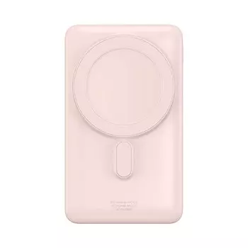 Внешний аккумулятор Baseus Magnetic Bracket Wireless Fast Charge 10000mAh 20W Pink (PPCX000204)