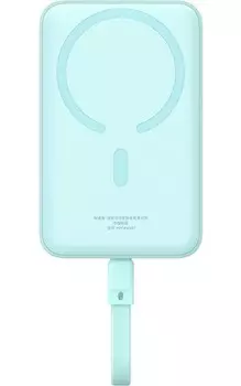 Внешний аккумулятор Baseus Magnetic Mini Wireless Fast Charge Type-C Edition 10000mAh 30W Peppermint Blue (P1002210B333-00)