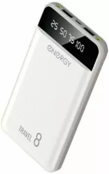 Внешний аккумулятор Energy Travel 8000 белый (103581)
