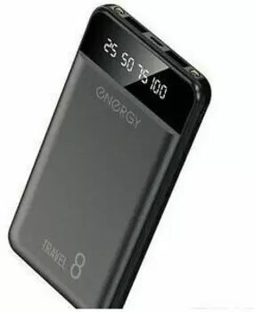 Внешний аккумулятор Energy Travel 8000 черный (103573)