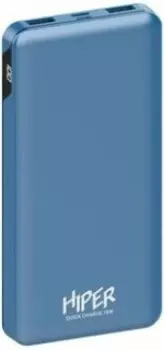 Внешний аккумулятор Hiper MFX 10000 голубой