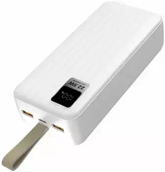 Внешний аккумулятор Perfeo WATERFALL 30000mAh белый (PF-D0176)