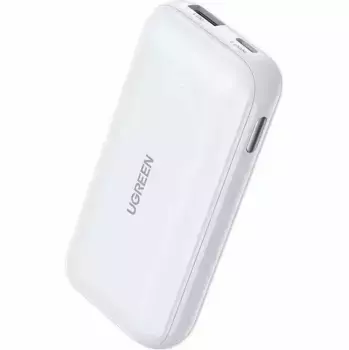 Внешний аккумулятор Ugreen PB501 10000mAh Mini Quick Charging 30W белый (25189)