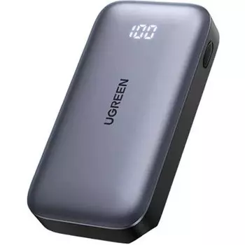 Внешний аккумулятор Ugreen PB502 10000mAh Mini Quick Charging 30W серый (25185)