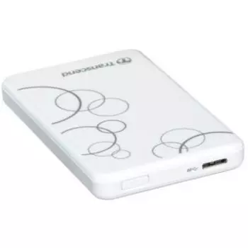 Внешний жесткий диск Transcend 1TB белый (TS1TSJ25A3W)