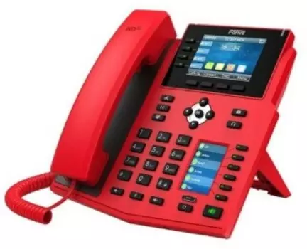 VoIP-телефон Fanvil X5U-R красный