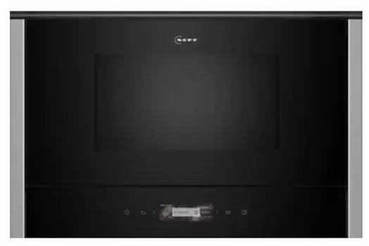 Встраиваемая микроволновая печь Neff NR4WR21N1 черный/нержавеющая сталь