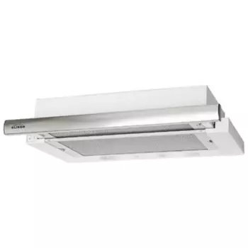 Встраиваемая вытяжка Elikor Интегра 50 белый / нержавеющая сталь