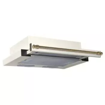 Встраиваемая вытяжка Elikor Интегра 60 крем / рейлинг бронза