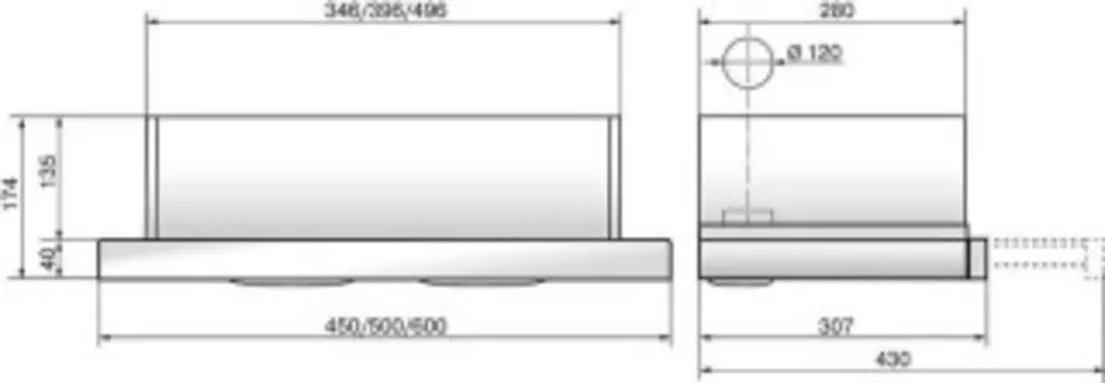 Встраиваемая вытяжка Elikor Интегра Glass 60П-400-В2Л белый/стекло бежевое