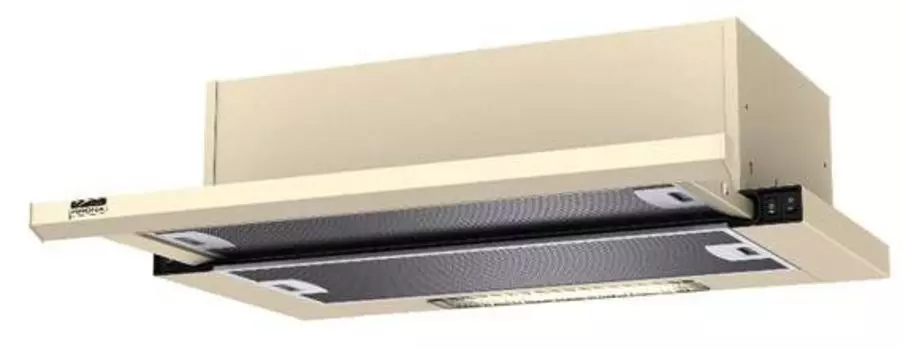Встраиваемая вытяжка Krona Kamilla slim 600 ivory (1 мотор)