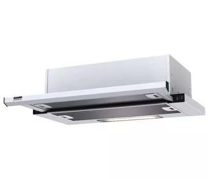 Встраиваемая вытяжка Krona Kamilla slim 600 white (2 мотора)
