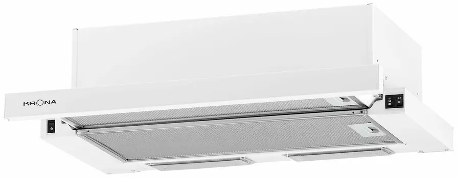Встраиваемая вытяжка Krona VITTORIA 600 white PB