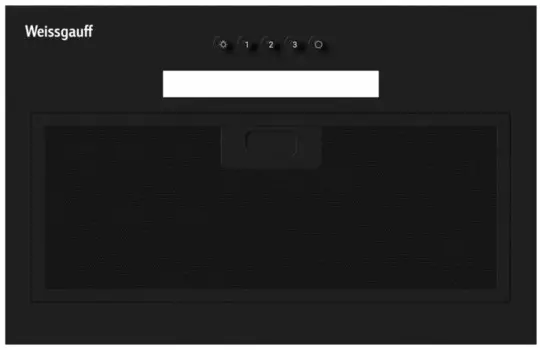 Встраиваемая вытяжка Weissgauff Aura 450 BL