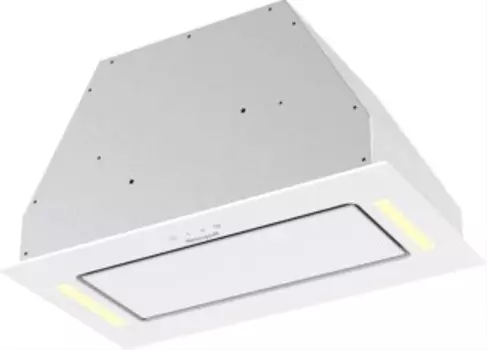 Встраиваемая вытяжка Weissgauff Heavy 600 Touch White Glass