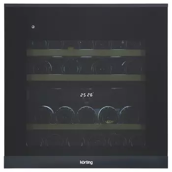 Встраиваемый винный шкаф Korting KFW 604 DB GXN