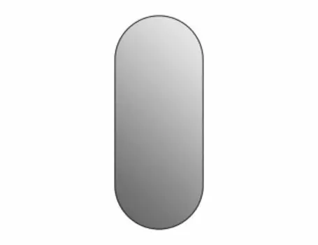 Зеркало Cersanit ECLIPSE smart 50*122 с подсветкой овальное черная рамка (64151)