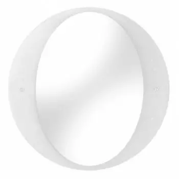 Зеркало Dubiel Vitrum Idea M (с окантовкой белого цвета и кристаллами)