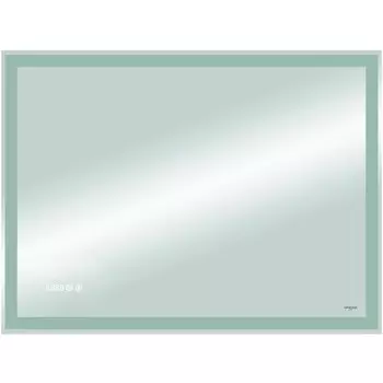 Зеркало Reflection Double с LED подсветкой, сенсором, часами, акриловый короб 800х600