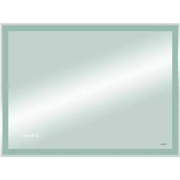 Зеркало Reflection Double с LED подсветкой, сенсором, часами, акриловый короб 900х700