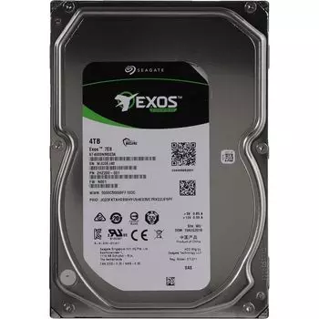 Жесткий диск Seagate Exos 4Tb/7200rpm/256Mb/3.5 (ST4000NM003A)