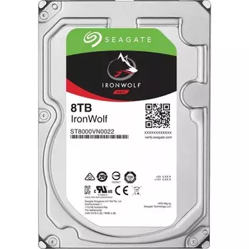 Жесткий диск Seagate Ironwolf ST8000VN0022 SATA-III/8Tb/7200rpm/256Mb/3.5