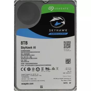 Жесткий диск Seagate SkyHawkAI ST8000VE0004 SATA-III/8Tb/7200rpm/256Mb/3.5