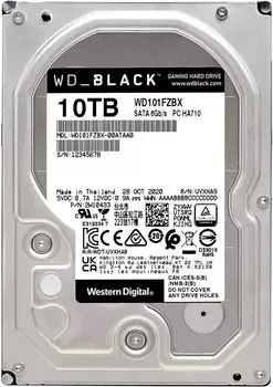 Жесткий диск Western Digital 10TB BLACK (WD101FZBX)