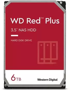 Жесткий диск Western Digital 6TB RED PLUS (WD60EFPX)