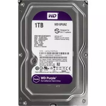 Жесткий диск Western Digital Purple 1Tb WD10PURZ