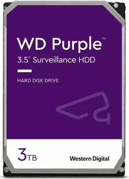 Жесткий диск Western Digital SATA-III 3TB (WD33PURZ)