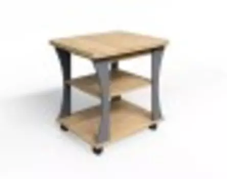 Журнальный столик Бител СЖ-2 ДУБ ЗОЛОТОЙ КРАФТ/СЕРЫЙ ГРАФИТ