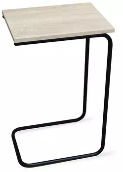 Журнальный столик Sheffilton SHT-CT9 дуб беленый/черный муар (190212)